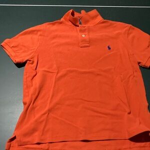 Polo by Ralph Lauren Men's Orange Polo Shirt